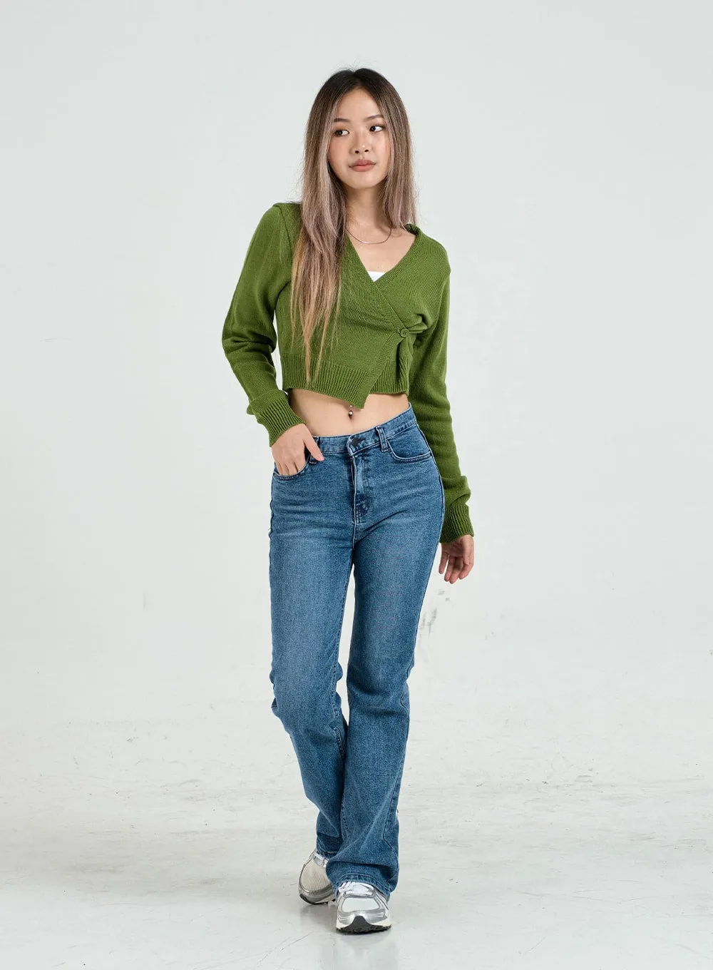 Semi Bootcut Denim Pants CO12